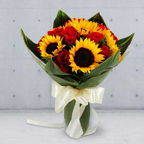 - Sunflower Anniversary Bouquet