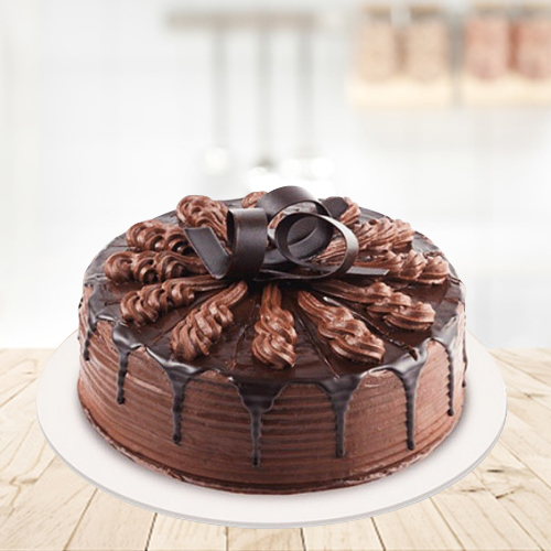 Chocolate Indulgence-Congratulations Cake Delivery Online