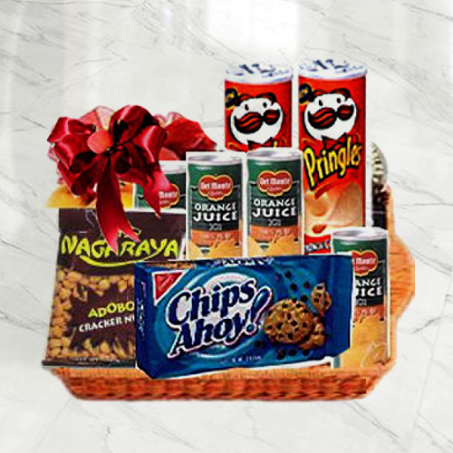 Assorted Snack Gift Basket-Send Snack Gift Basket To Philippines