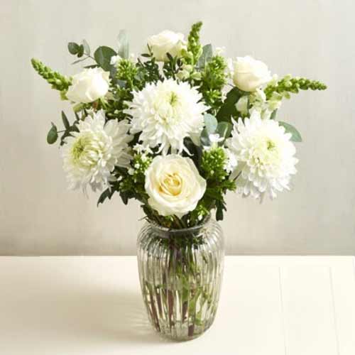 Alstroemeria And Rose In A Vase-Flowers For Funerals