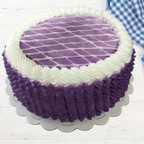 Ube Sponge Cake-Shipping Birthday Cake