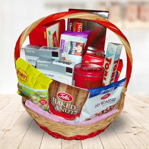 Nut And Chocolate Hamper-Get Well Gifts For Colleague