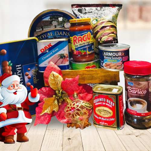 - Festive Gourmet Gift Basket