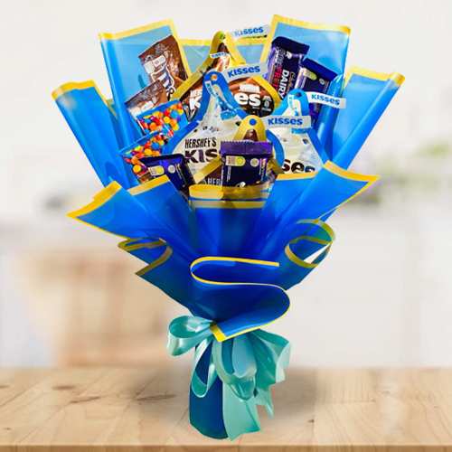 A Chocolaty Delight-Kids Birthday Chocolate Bouquet