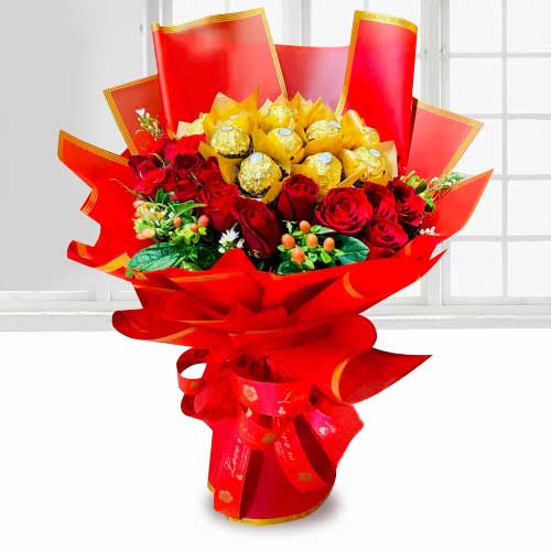 - Send Birthday Flower Chocolate Bouquet