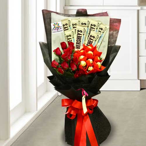 - Valentine Chocolate Bouquet Delivery