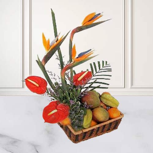 Birds Of Paradise-Get Well Flowers And Fruits