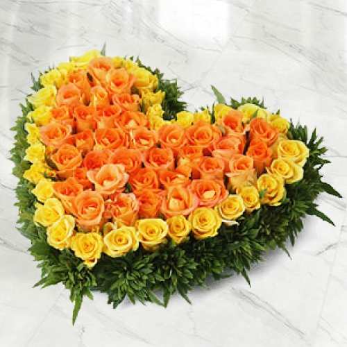 - Flower Heart Arrangement