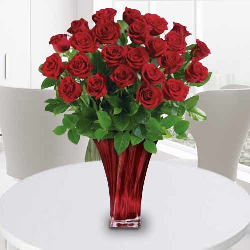 36 Roses In A Vase