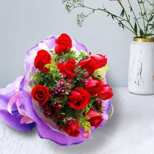 Sweetie 12 Stem Bouquet-Send Roses For Birthday